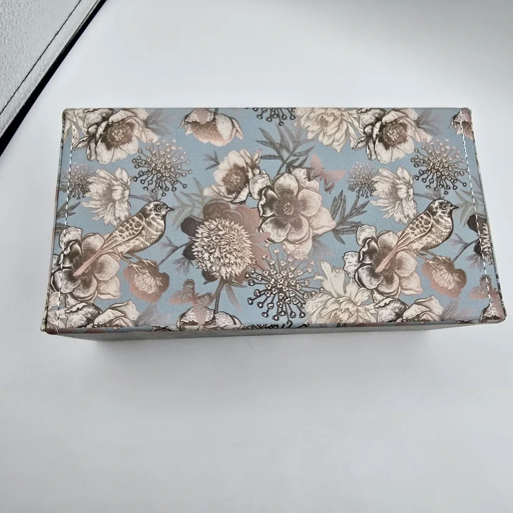 Vtg Floral Tissue Box Cover Kleenex Dispenser Box‎